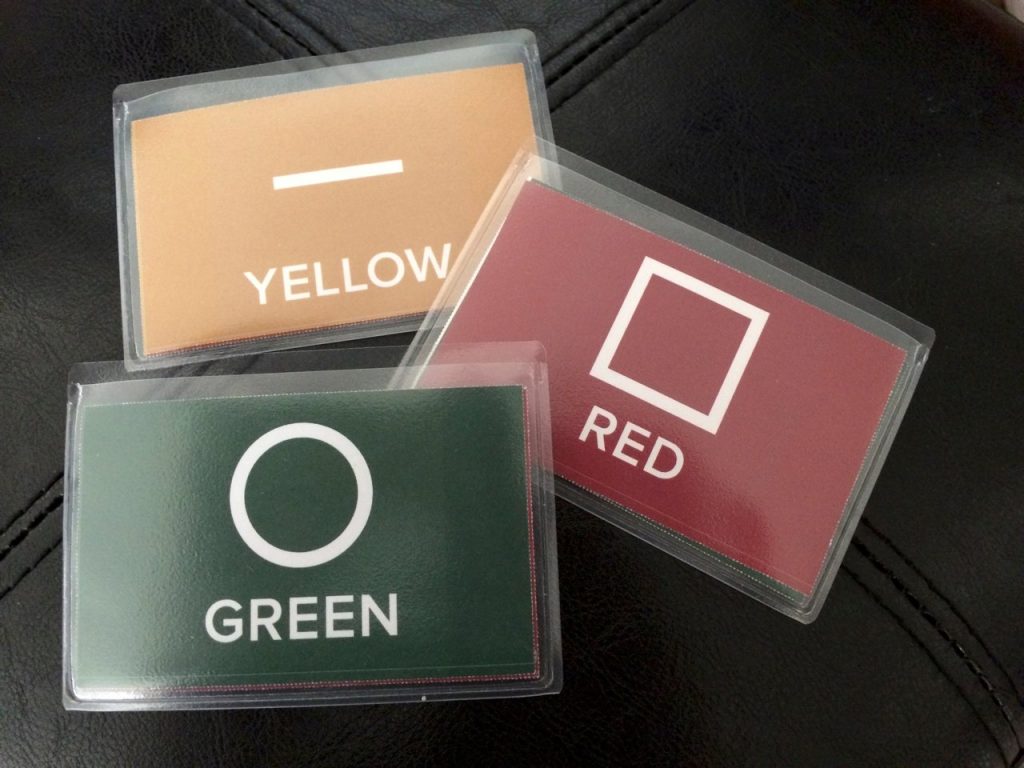Color Communications Badges